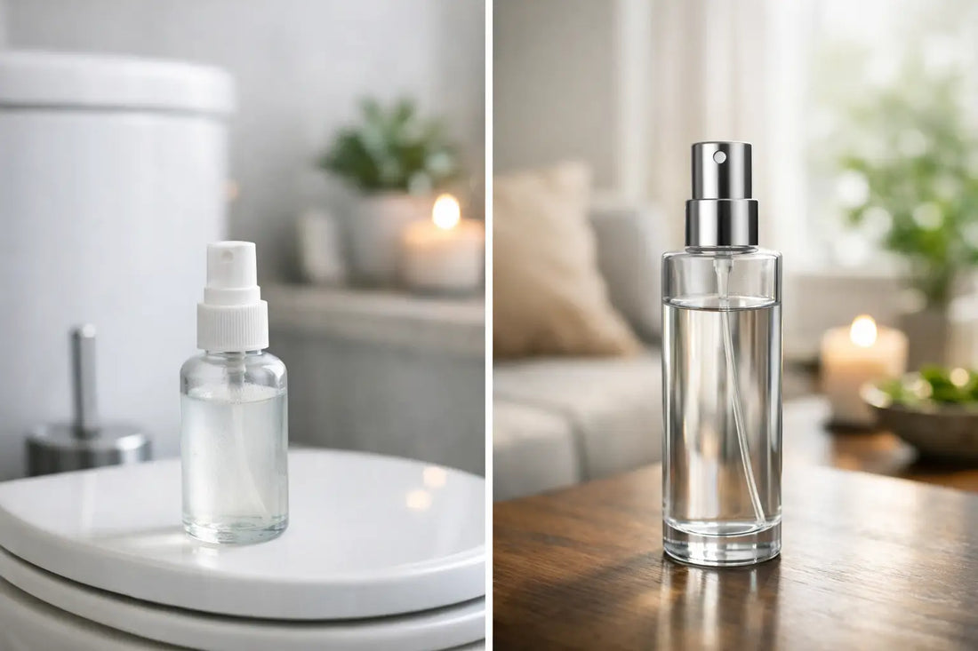 Toilettenspray oder Raumspray: der Unterschied