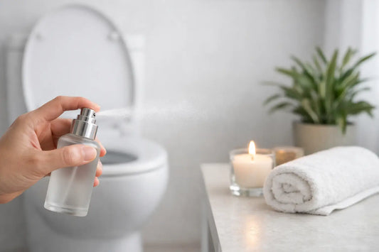 WC-Spray vor Besuch nutzen: Frische ohne Stress