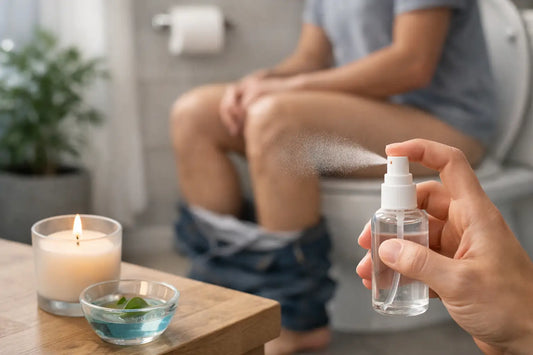 Wie funktioniert Toilettenspray vor dem Stuhlgang?