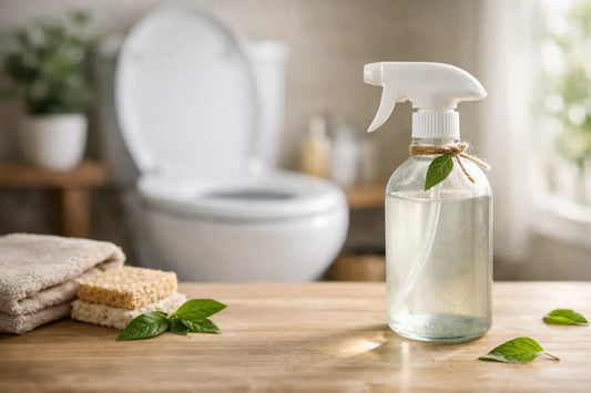Biologisch abbaubares WC Spray im Alltag