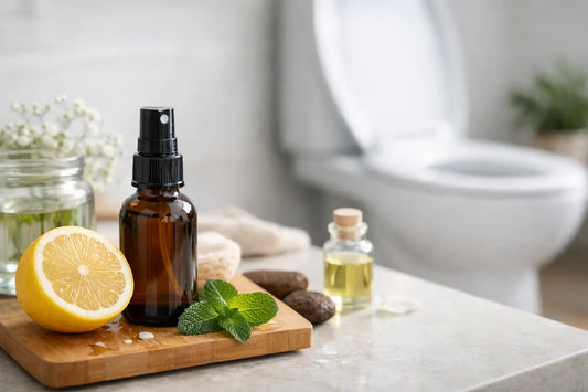 Toilettenspray mit natürlichen Inhaltsstoffen