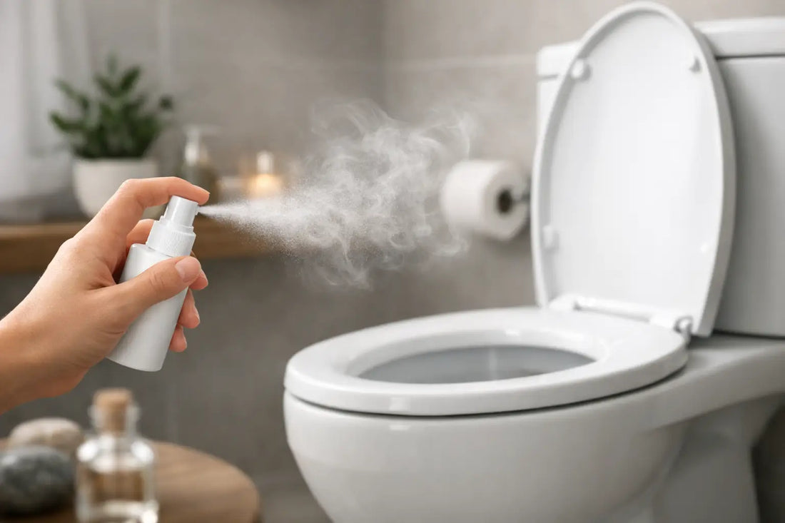 Toilettenspray richtig anwenden und Gerüche stoppen